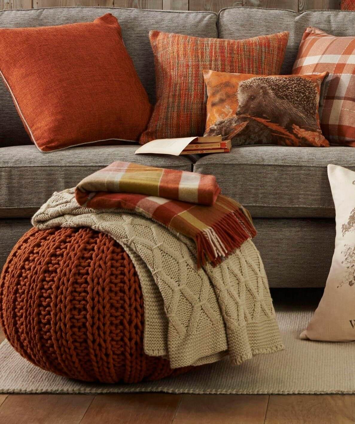 Conservatory Sofa Ideas - Throws & Cushions