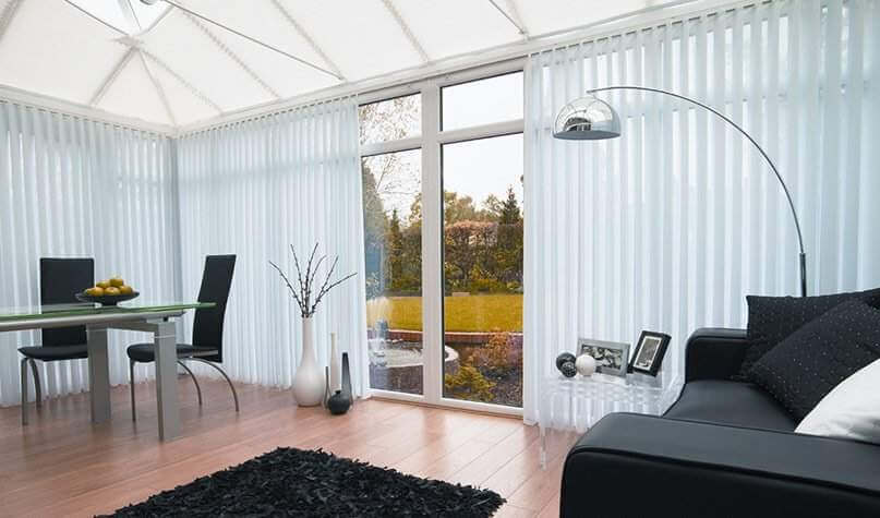 Conservatory Blinds - Vertical Blinds