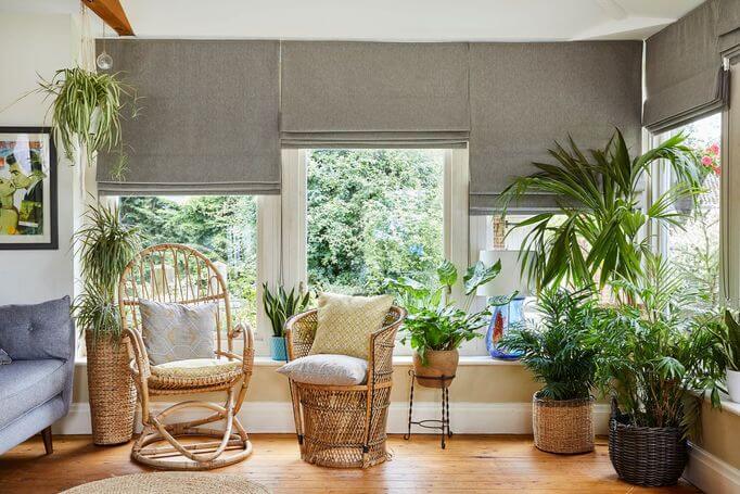 Conservatory Blinds - Roman Blinds