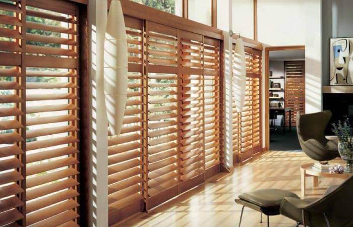 Conservatory Blinds - Faux Wood Blinds