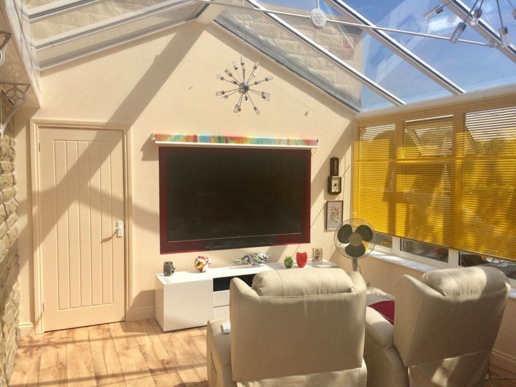 Small TV, Cinema & Gaming Room - Small Conservatory Ideas for 2020